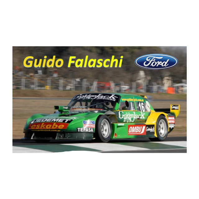 Poster Guido Falaschi Ford TC n 16 2011 - TC GARAGE
