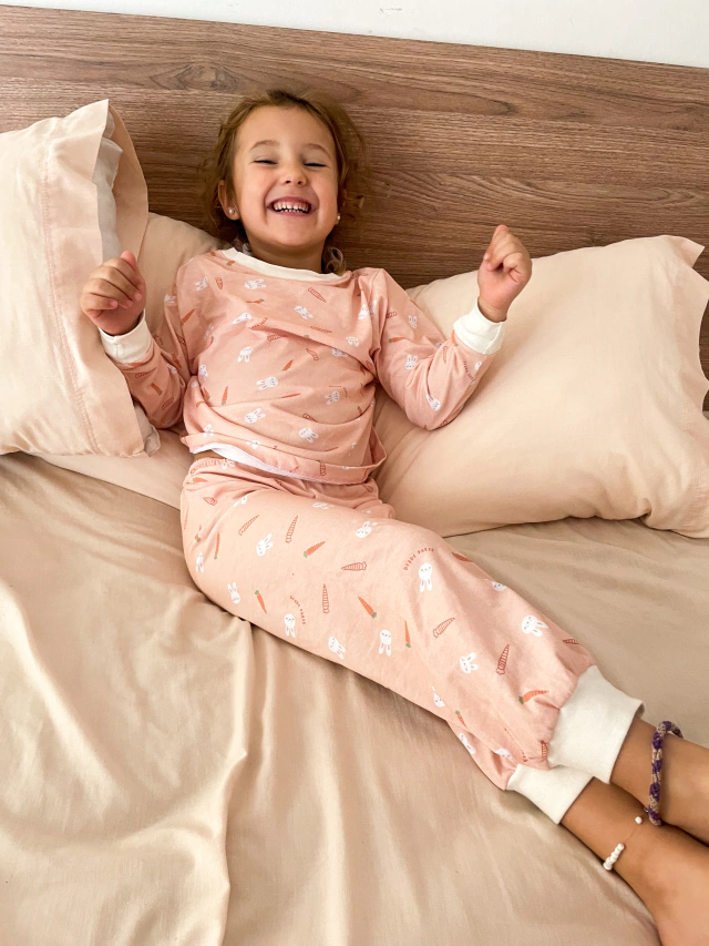 Pijamas de dos para niños 100% algodón