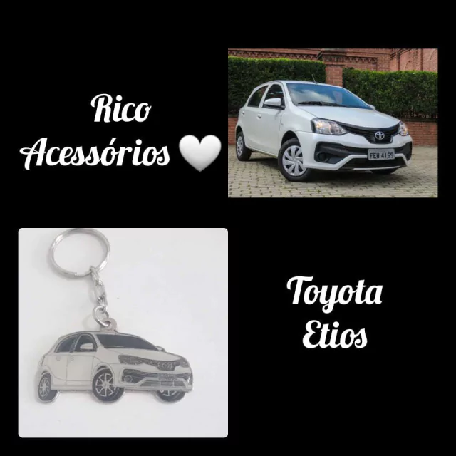Chaveiro Toyota Etios - Comprar em Rico Acessórios