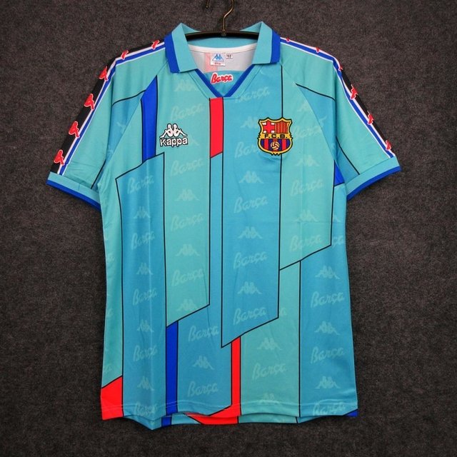 Camisa Barcelona II 1997/1998 Retrô Kappa Masculina