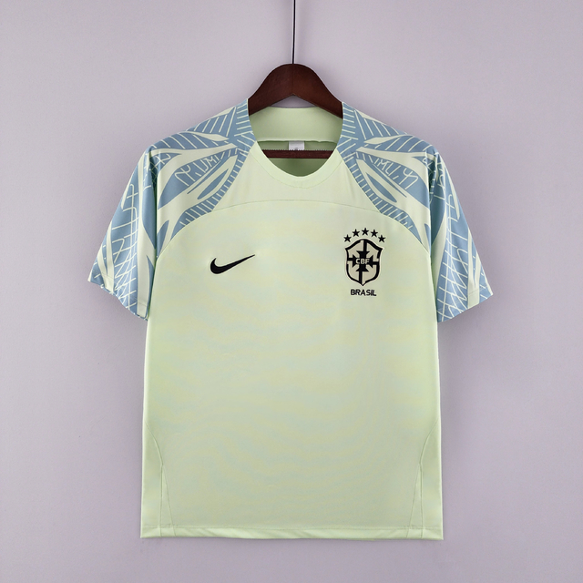 Camisa Treino Brasil 2022/2023 Verde Torcedor Nike Masculina Copa