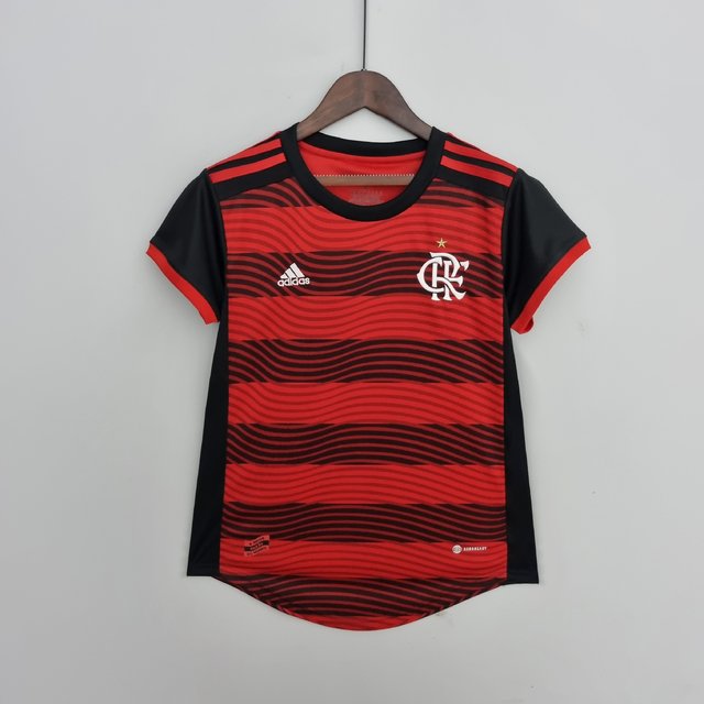 Camisa Flamengo I 2022/2023 Torcedor Adidas Feminina