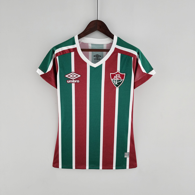 Camisa Fluminense I 2022/2023 Torcedor Umbro Feminina