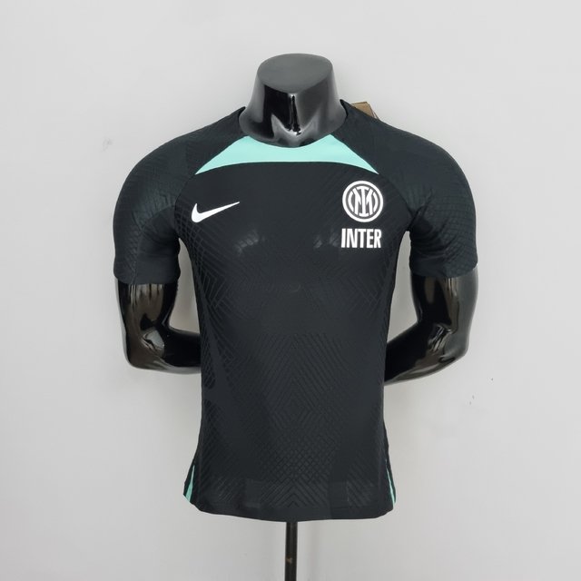 Camisa Treino Inter de Milão 2022/2023 Preta Jogador Nike Masculina