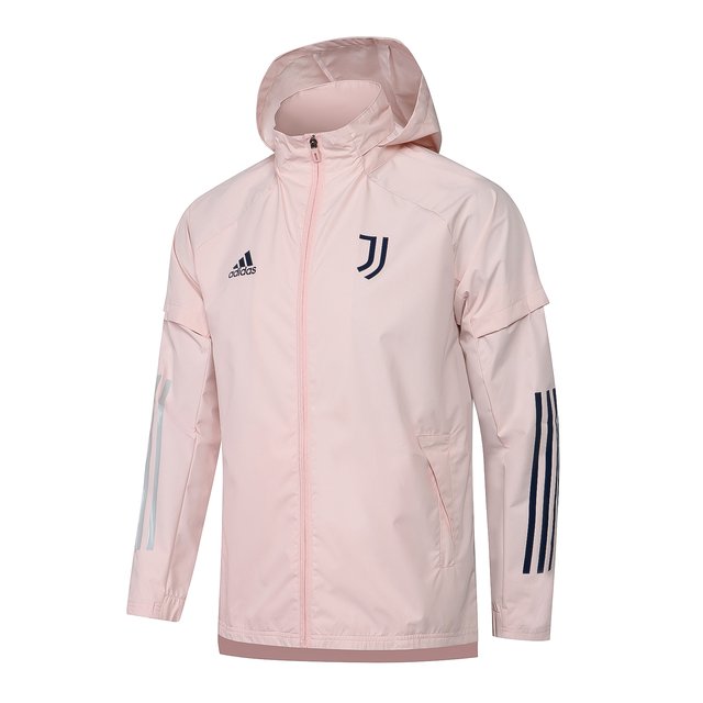 Jaqueta Corta Vento Juventus 2021/2022 Rosa Adidas Masculino