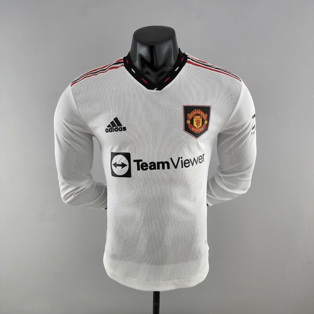 Camisa Manga Longa Manchester United II 2022/2023 Jogador Adidas