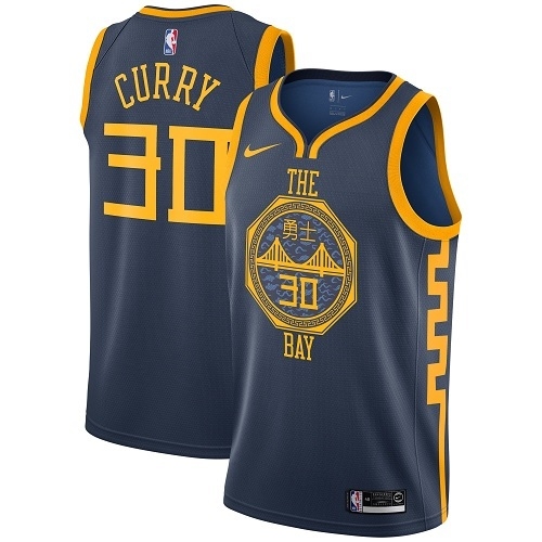Regata NBA Nike Swingman - Golden State Warriors City Edition 18-19 - Curry  #30