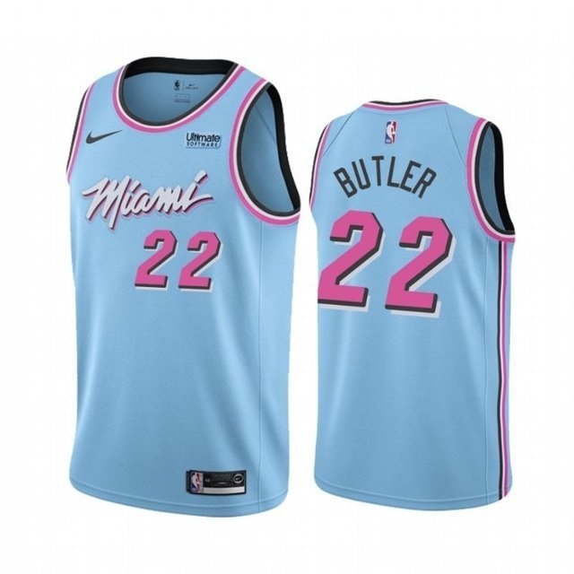 Regata NBA Nike Swingman - Miami Heat Vice City Azul - Butler #22