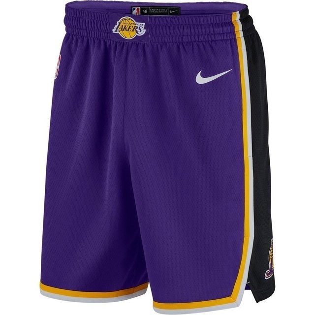 Bermuda Nba Nike Basquete - Los Angeles Lakers Lilás