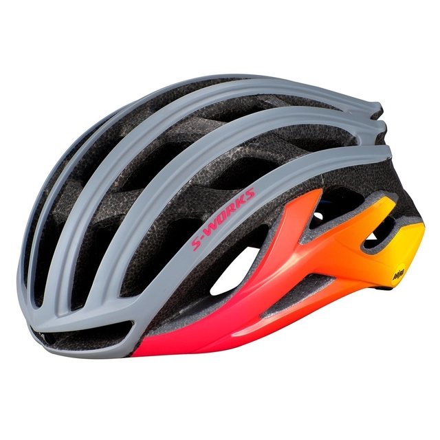 Capacete Specialized S-Works Prevail II Mips - Cinza e Rosa