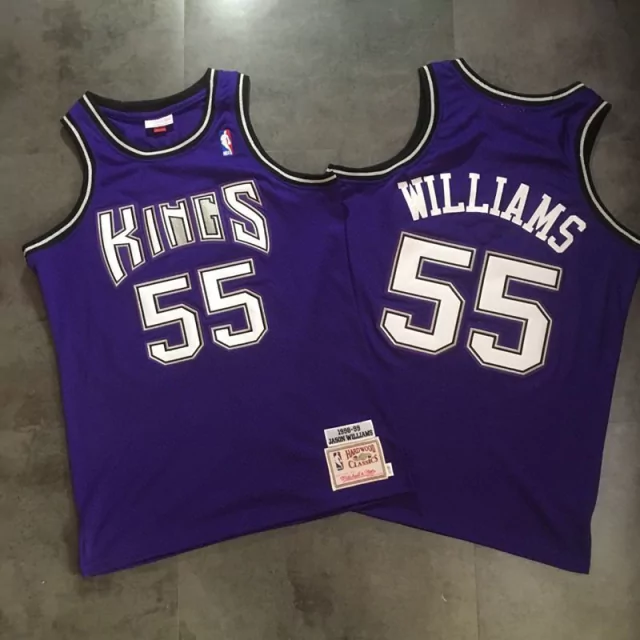 Jason Williams #55 Sacramento Kings Black 2000-01 Hardwood