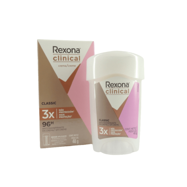 Desodorante em Creme Rexona Clinical Classic - 48g
