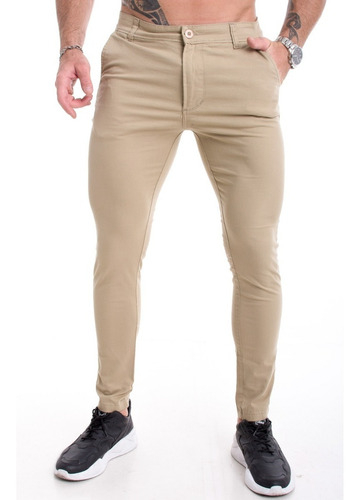 Jeans Hombre Pantalon Corte Chino Semi Chupin Hombre Premium