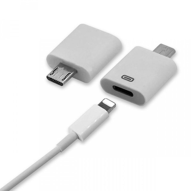ADAPTADOR MICRO USB A IPHONE - Comprar en POWER ZONE