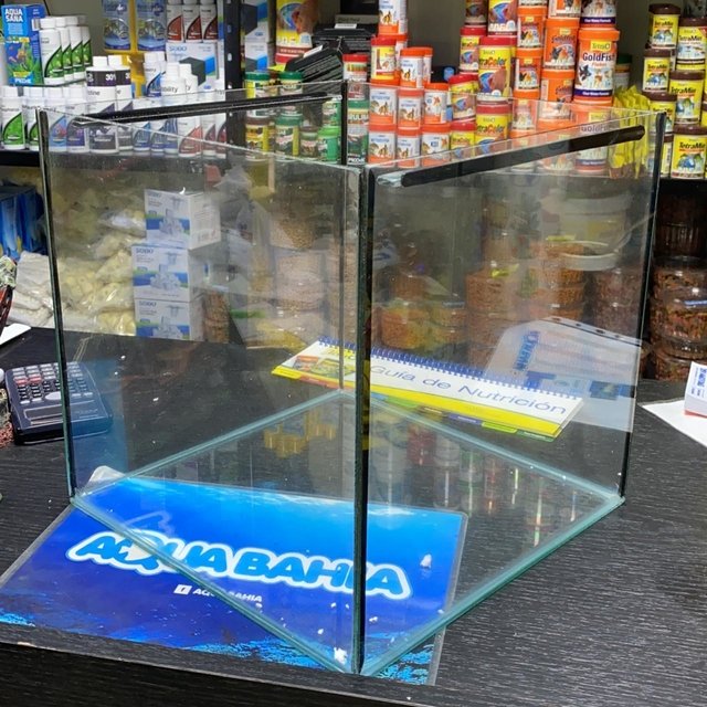 Apto enchufe extraño Pecera cubo de vidrio - Comprar en Aqua Bahia