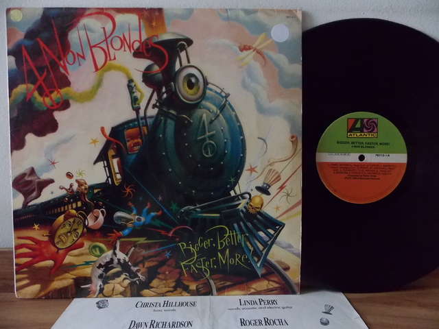 LP 4 NON BLONDES - BIGGER, BETTER, FASTER, MORE! - 1992 - C/ ENCARTE