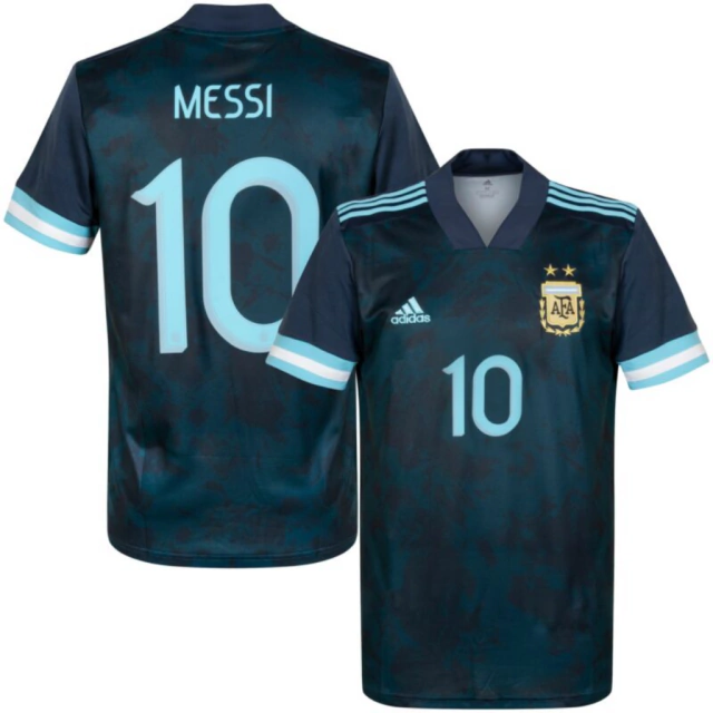 Camisa Argentina II 2020/21 Torcedor (Messi #10) - Azul