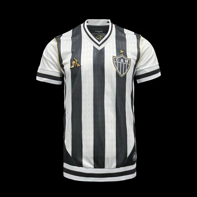 Camisa Atlético Mineiro Manto da Massa 2020 - Preto+Branco