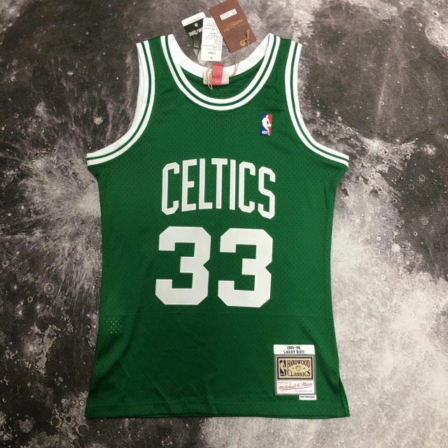 Camiseta Boston Celtics Larry Bird 1985/86 Swingman - NBA Classics - Verde