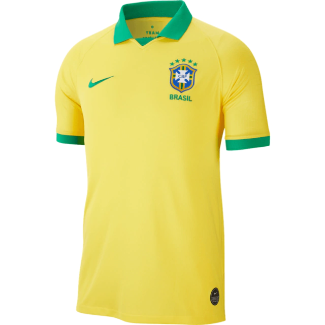 Camisa Brasil I 2019 Torcedor - Amarelo - Clube Square