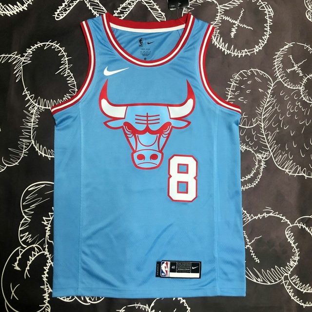 Camiseta Chicago Bulls 2019/20 Swingman - City Edition - Azul