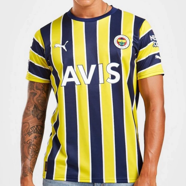 Camisa Fenerbahçe I 2022/23 Torcedor - Azul+Amarelo
