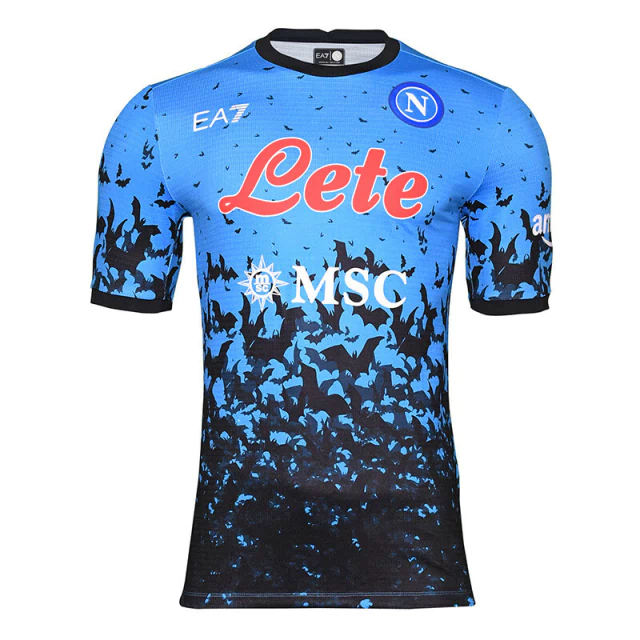 Camisa Napoli Halloween 2022/23 Torcedor - Azul+Preto