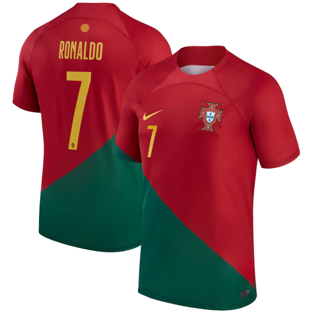 Camisa Portugal I Torcedor (Ronaldo #7) -