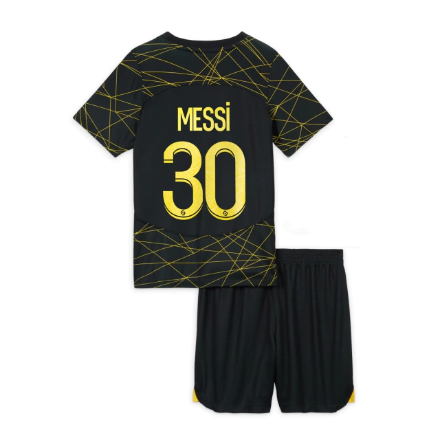 Lionel Messi Paris Saint-Germain Jordan Brand Women's 2022/23 Fourth  Breathe Stadium Replica Player Jersey - Black