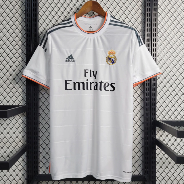 Camisa Real Madrid I 2013/14 Retrô - Branco