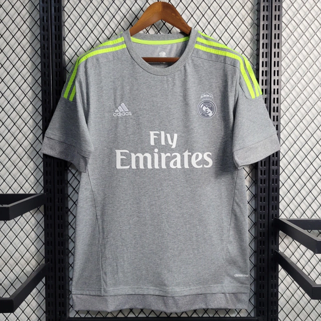 Camisa Real Madrid II 2015/16 Retrô - Cinza