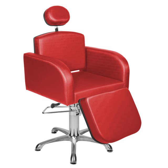 Cadeira Barbeiro Standard Vermelho, Mobiliário