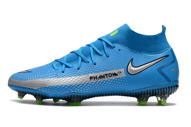 Chuteira Nike Phantom GT Cano alto - campo - azul