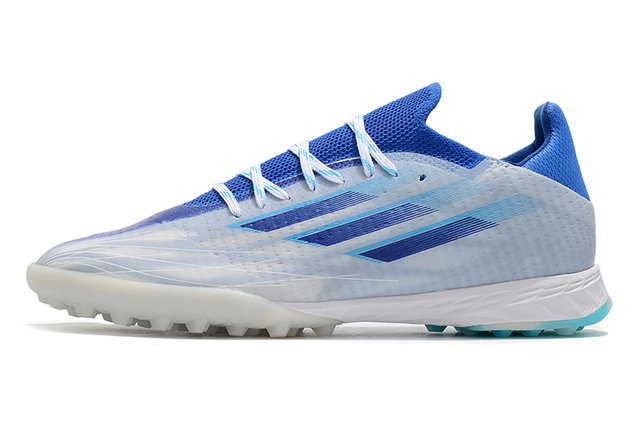 Chuteira Society Adidas X Speedflow .1 Azul e Branco