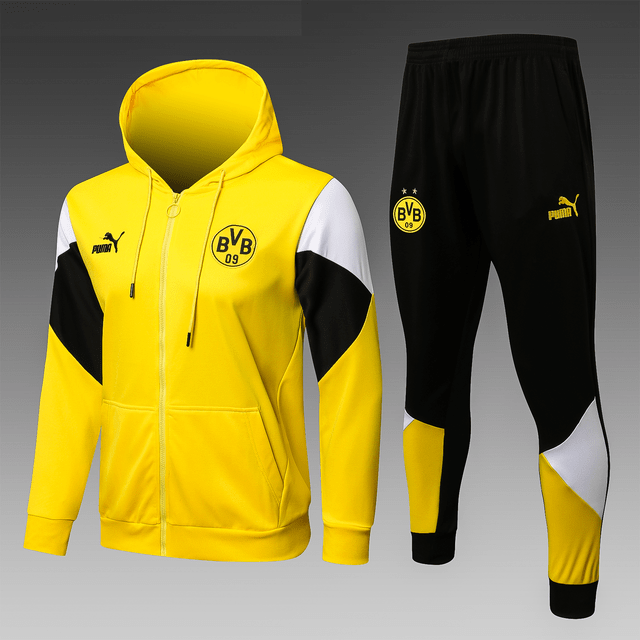 Conjunto de Moletom Borussia Dortmund Amarelo - 2021/22