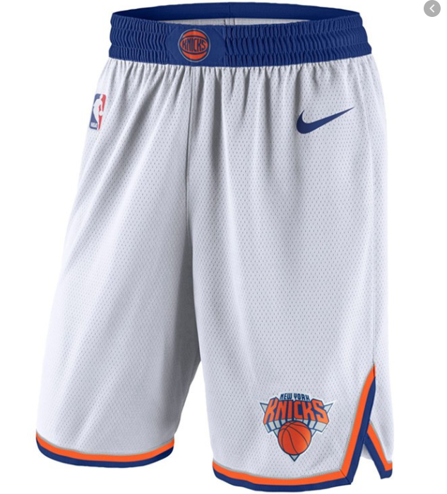 Bermuda Nba Nike Basquete - New York Knicks - Branca