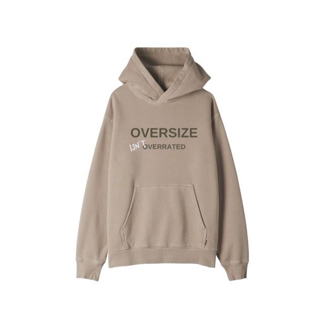 Overrated Hoodie (Oversized fit)