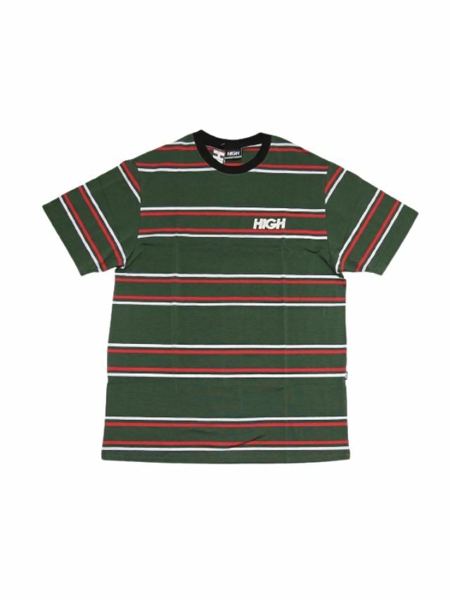 Camiseta High Company Kidz Green/Red - Red Skate Shop
