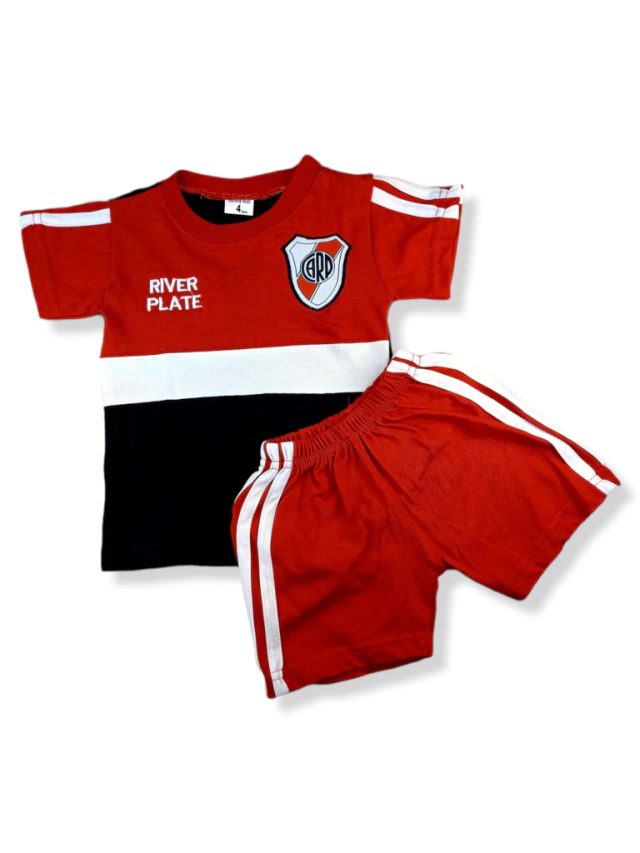 Conjunto remera y short River Plate (bebe)