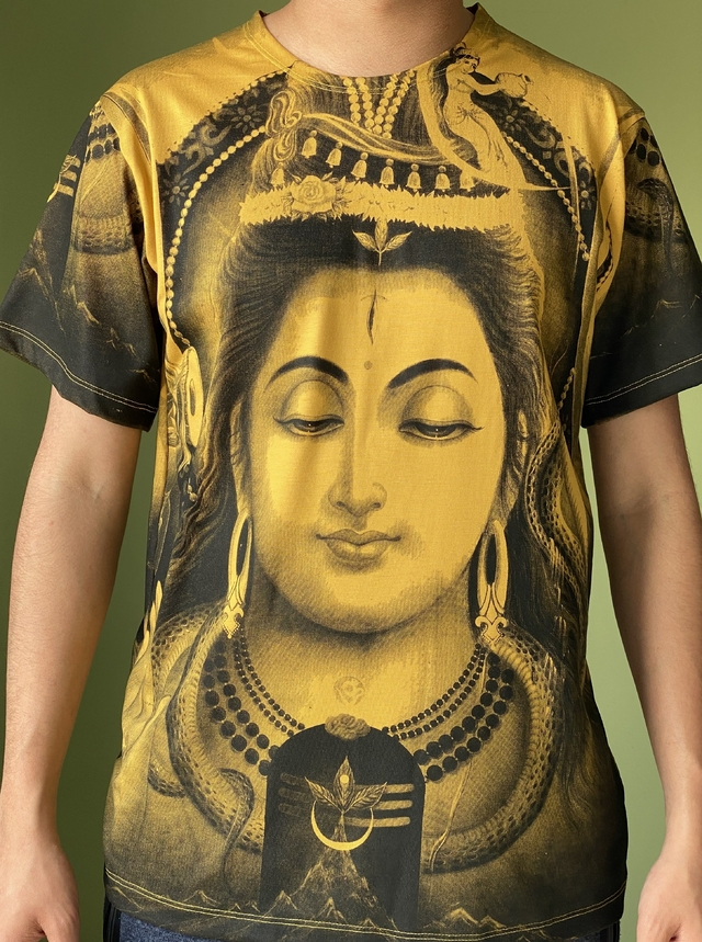 Camiseta Indiana Deus Shiva Masculina