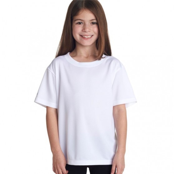 Camiseta Poliéster Infantil Branca para Sublimação (verzzolo)