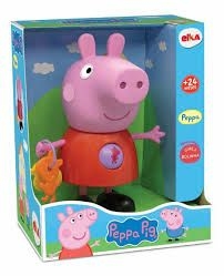 Muñeca figura Peppa Pig Cerdita Sonajero Tapimovil