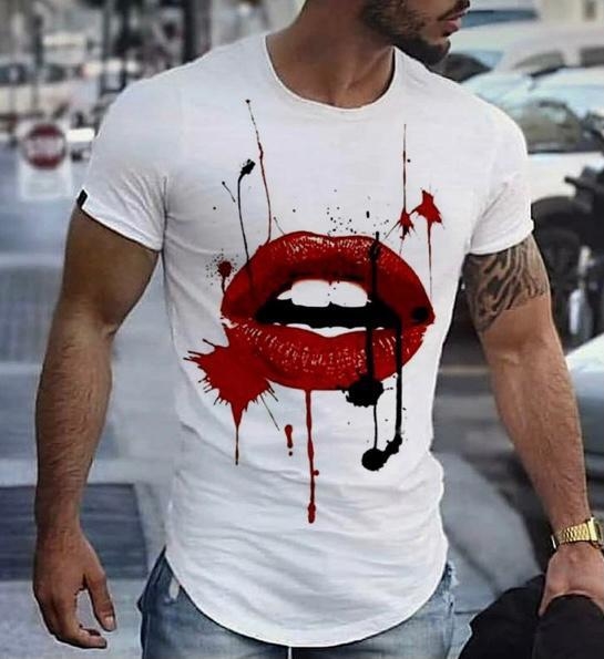 Camisa Camiseta Longline Boca Me Beija Charme Personalizada ANC03