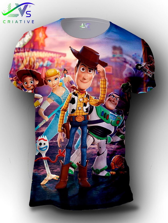 Camisa Camiseta Toy Story Filme Personalizada Estampa Total TSY2