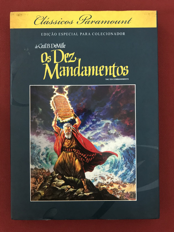 DVD Duplo - Os Dez Mandamentos - Cecil B. DeMille - Semin.