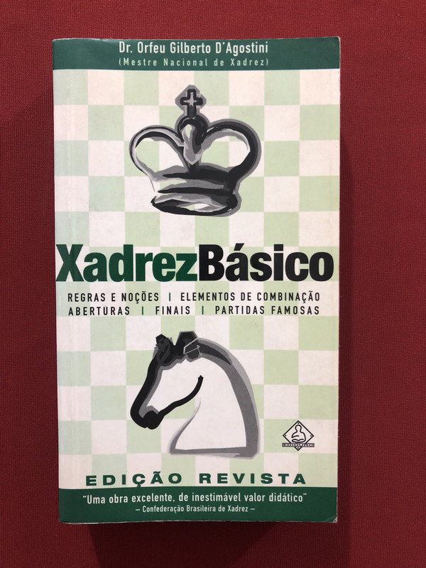 Livro Xadrez Basico Orfeu Gilberto D'agostini