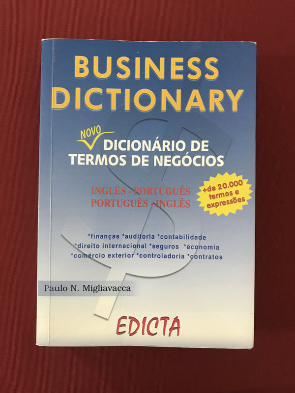 Livro - Business Dictionary - Novo Dicionário De Termos