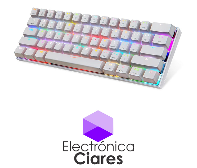 teclado mecanico MOTOSPEED CK62 - Electrónica ciares