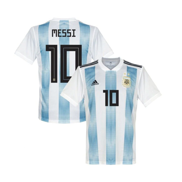 Camiseta Selección Argentina Titular Adidas 2018 #10 Messi - Adulto