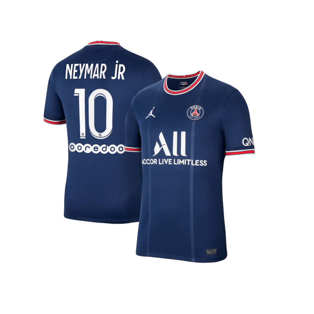 Camiseta PSG Paris Saint Germain Titular Stadium x Jordan #10 Neymar Jr. -  Adulto